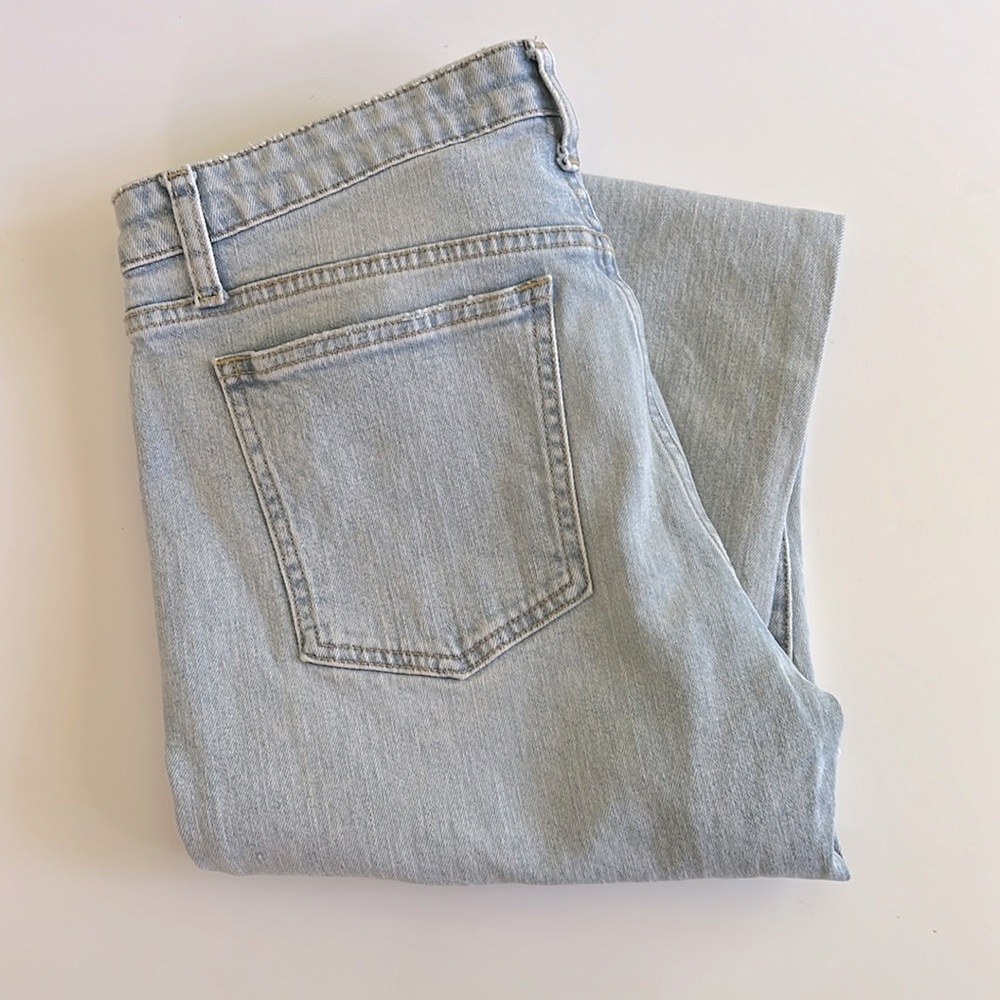 Distressed light wash denim jeans, Taylor Hill by JOE’S